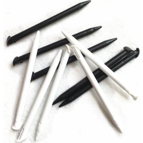 100pcs/lot Plastic Replacement For Nintend NEW 3DS XL 3DS LL Stylus Touch Screen Touch Pen Black/white
