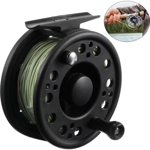 Portable Winter Fishing Plastic Ice Fishing Reel Right/Left Handed Raft Wheel Ice Fishing Vessel Wheel Ultra-Light Spinning Reel