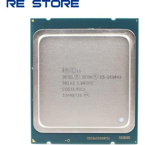 Used Intel E5 2690 v2 Processor SR1A5 3.0Ghz 10 Core 25MB Socket LGA 2011 Xeon CPU