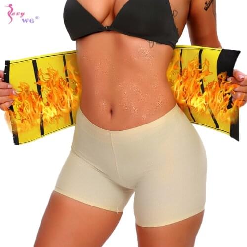 SEXYWG Neoprene Waist Trainer Belt for Women Body Shaper Fat Burning Slimming Weight Loss Fitness Tummy Control Waist Cincher