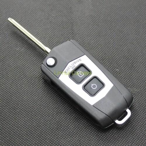 PINECONE for TOYOTA YARIS HIGHLANDER Remote Key 2 Buttons Uncut Blade Modified Remote Blank Key Shell 1 PC