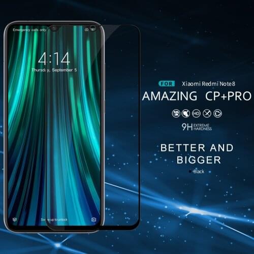 NILLKIN for Xiaomi Redmi Note 8 Glass Redmi Note 8 2021 Tempered Glass Amazing CP+ Anti-Explosion Full Coverage Screen Protector
