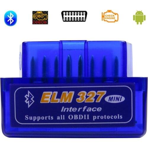 Super Mini ELM327 Bluetooth V1.5/V2.1 OBD2 Car Diagnostic Scanner For Android ELM327 V1.5 Bluetooth Diagnostic Tool with 25K80