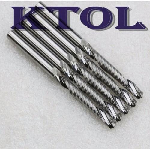 Top 4x28mmSingle Flute CNC Mill Cutter Router Woodworking Tools/ Acrylic Wood Micro End Mill Tungsten Carbide Router Bit Set