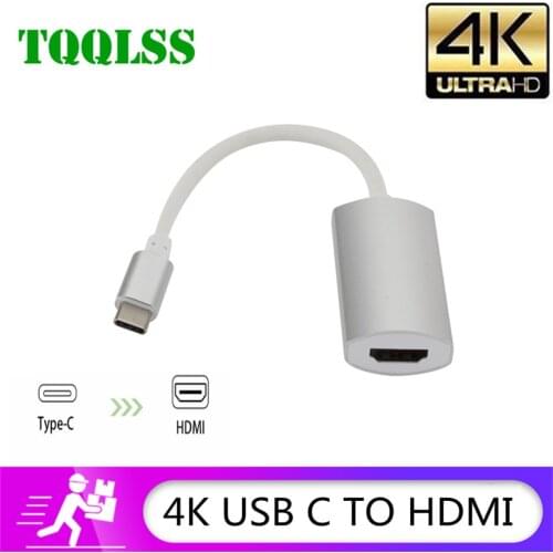 TQQLSS USB Type C Adapter USB 3.1 (USB-C) to HDMI-compatible Adapter Male to Female Converter for PC Computer TV Display Phone