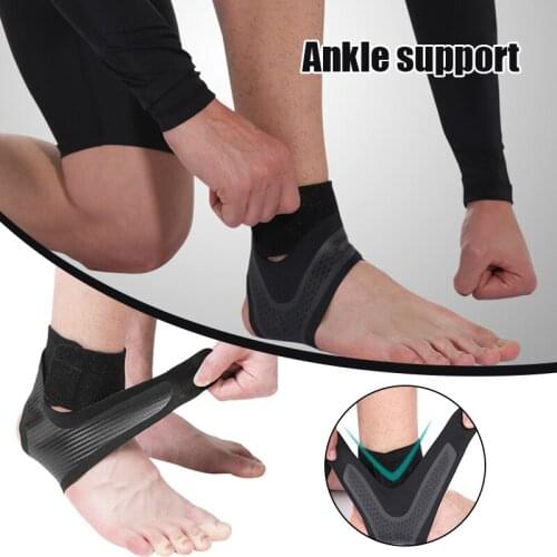 Ankle Support V-shaped Pressure Design Breathable Nylon Sports Protective Ankle Protector for Running Basketball A7