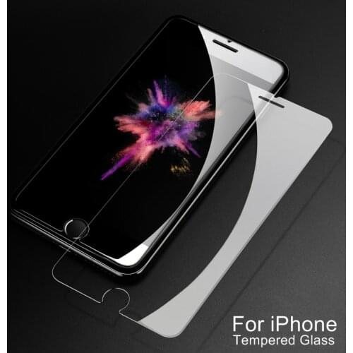 Tempered Glass for iPhone 6 6s Plus Glass for iPhone 7 Plus Glass Film for iPhone 8 Plus Screen Protector X SE 5 5S 4 4S Glass