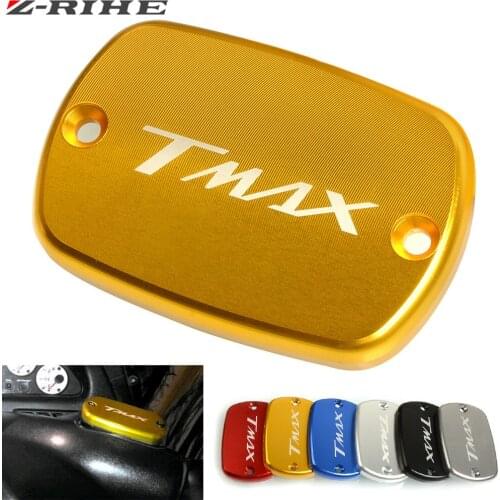 ZRIHE New Motorcycle Brake Fluid Fuel Reservoir Tank Cap Cover For YAMAHA TMAX 530/500 T-MAX 530/500 TMAX530 TMAX500