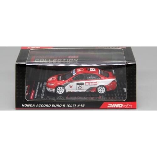 1:64 2008 HONDA ACCORD EURO-R CL7 15 Metal Diecast Alloy toy cars Model Vehicles For Children Boys gift hot