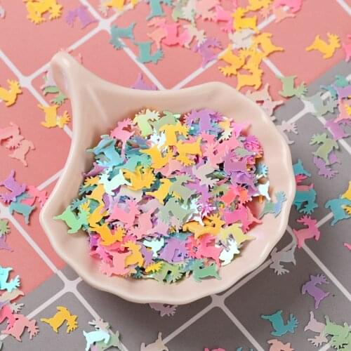 20g/Lots Deer 9mm PVC Confetti Sequins for Crafts Paillettes Glitter Nail Art Decoration Sequin DIY Confetti Accessories