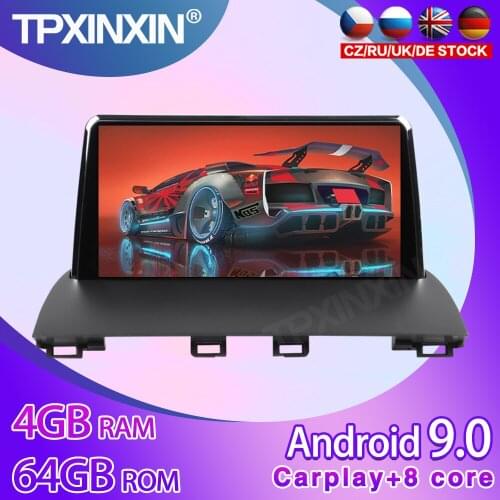 4+64G Android 9.0 For Mazda 6 2019 + Car GPS Navigation Car Player Auto Radio Tape Recorder Stereo Head Unit Auto Stereo IPS