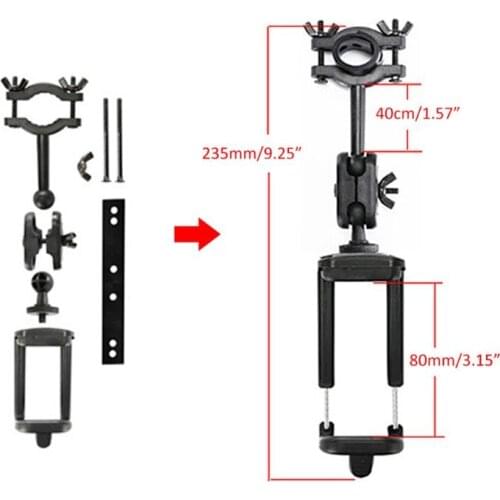 Car Phone Holder Adjustable Rear View Mirror Mount Stand for Mobile Phone GPS