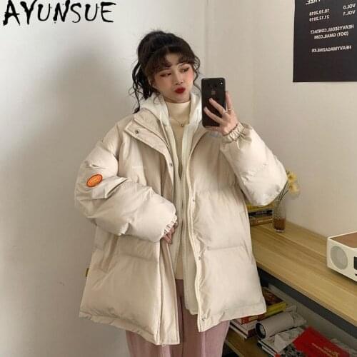 AYUNSUE Women Winter Coat High Quality Warm Jacket Famale Thicken New Loose Parka Woman Clothes Roupa De Inverno Femenina SQQ117