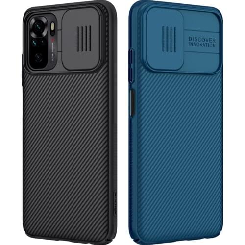 Case for Xiaomi Redmi Note 10 Global Version NILLKIN Camera Protection Slide Cover Lens Protective Case for Redmi Note 10 Pro