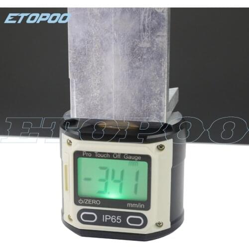 Digital 1.5V 0-2MM 0.01MM Z-axis Zero-Pre-setter Tool Setter for CNC Router Z Axis Zero Setter Z Axis Tool Height Setter