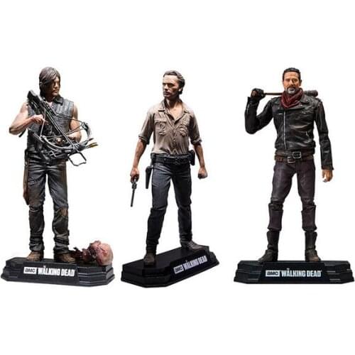 NEW hot 15cm The Walking Dead Season 8 Rick Grimes Daryl Dixon Negan action figure toys collector Christmas gift doll with box