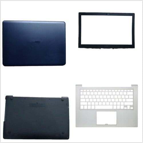 Laptop Keyboard LCD Top Back Cover Upper Case Shell Bottom Case For ASUS L80 L80T L80TA Black