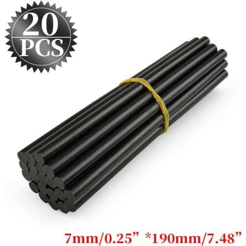 Paintless Dent Removal Glue Sticks Hot Glue Sticks Paintless Dent Repair Tool for Car Repair Dent Remover Tool Set 20pcs yellow