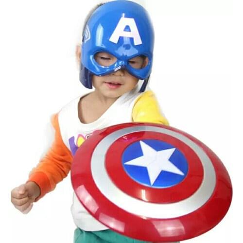 The Avenger Super Hero Cosplay captain america Steve Rogers figure Light-Emitting & Sound Cosplay property Toy Metallic shield