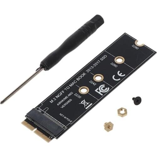 M.2 PCIE NVME SSD Adapter Converter Card for Apple Air PRO 2013-2016 SSD Accessories Kit