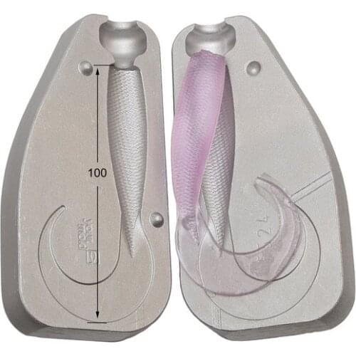 SOFT LURES SOFT LURES MOULD mold for making Twister mm.100 P524