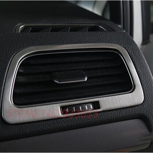 Car Passenger Side Air Conditioning Outlet Vent Trim Cover Sticker For VW GOLF 7 MK7 Auto Accessories
