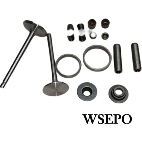 Top Quality! Valve Seat 16PC Kit(incl. valve,seat etc) for 186F/FA 9HP Air Cooled Diesel Engine,5KW Diesel Generator Parts