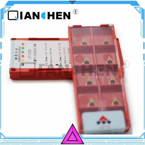 Original JXTC TCMT110204-HM JT1225 TCMT110208-HM JT1225 (10pcs/lot) tungsten Carbide Cutting tools insert