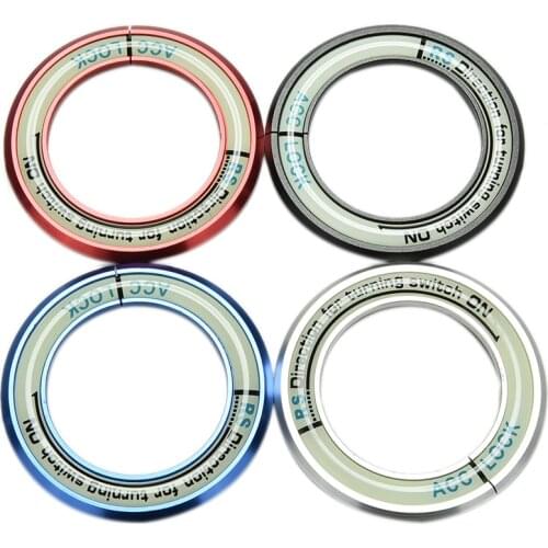 Luminous ignition switch decoration modified keyhole cover For RIO K2 K3 Hyundai solaris ix35,sonata,elantra 3 colors