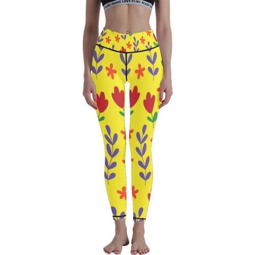 Spring Breathable Digital Printing Yoga Ninepoint Pants Legging The Sport Tight Pants Women Movement Fitness Pants Yoga Pants
