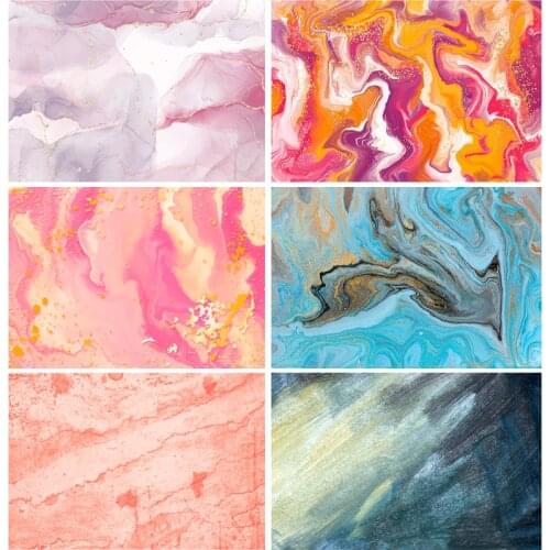 SHUOZHIKE Vinyl Colorful Gradient Color Photography Backgrounds Abstract Marble Painted Photo Studio Backdrops 201021SHC-02