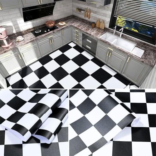 Waterproof Non Slip Thick Floor Tile Stickers for Bathroom Kitchen Living Room DIY Wall Floor Self Adhesive Antifouling Sticker