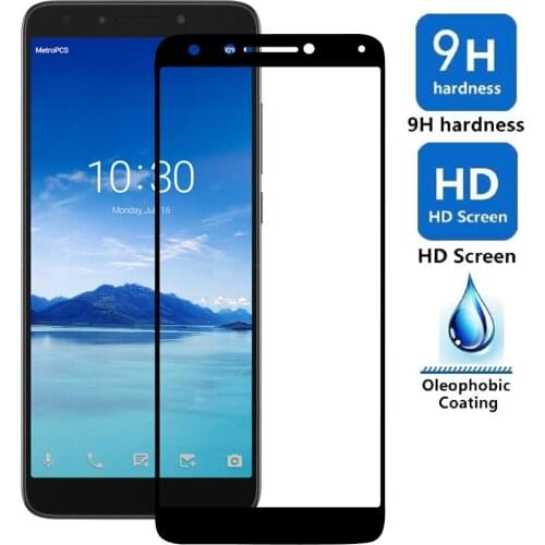 Full Coverage Tempered Glass Screen Protector Explosion-proof 9H HD Front Films For Alcatel 7 Folio 6062W/ T-Mobile REVVL 2 Plus