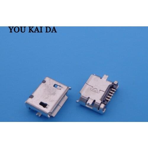 100pcs 5pin Female Connector For mobile phone tablet pc mid Mini Micro USB Jack Connector 5 pin Charging Socket