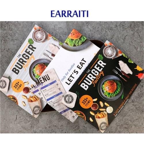80PCS Paper For Food Fast Food Shop Restaurant Disposable Placemat Table Decoration Paper For Tray