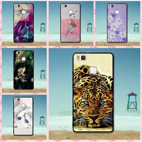 Cover Case For Huawei P9 Lite Silicon Cute Coque Skull 3d Relief Pattern Funda for Huawei P9 lite p9lite hawei p9 lite Carcasas