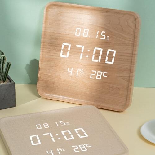 Digital Wall Clock Modern Design Silent Electronic Clock Luminous Creative Wall Watches Living Room Decoration Reloj De Pared