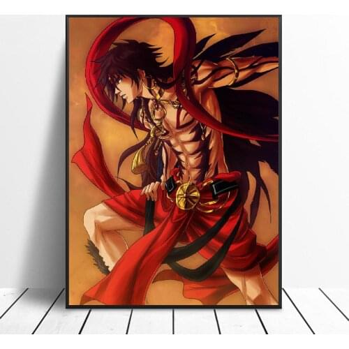 Focalor Sinbad - Magi Artw Canvas Painting Art Print Poster Picture Wall Modern Minimalist Bedroom Living Room Decoration