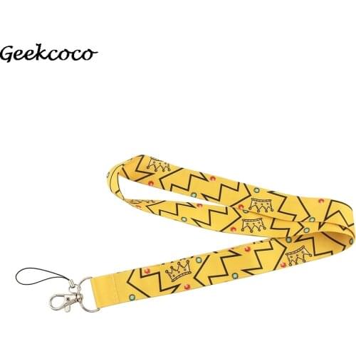 J2044 Cartoon Lanyard Keychain keys Badge Mobile Phone Rope Kids Gifts Card Holder Cover With Cartoon Lanyard