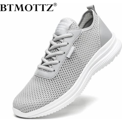 Summer Mesh Men Sneakers Lace-up Luxury Casual Shoes Men Lightweight Walking Shoes Male Breathable Trainers Zapatos De Hombre