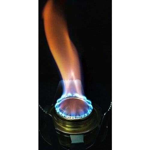 Outdoor Picnic Mini Alcohol Stove Burner with Stand Portable Light Cooking Tool