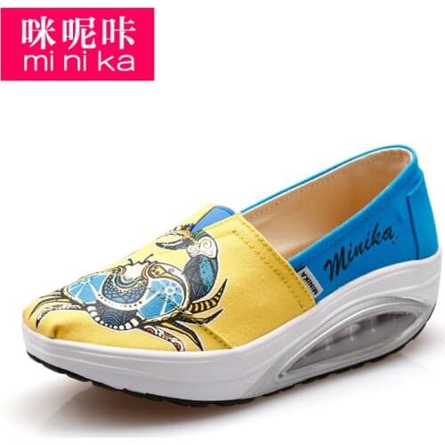 Minika Women Sneakers Breathable Mesh Womens Running Shoes Lightweight Sport Shoes Jogging Athletic Shoe Footwear AA50013