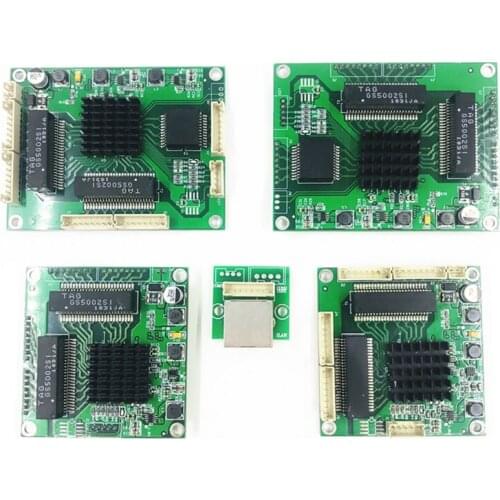 4/5 port Ethernet Switch Module 5 Ports Unmanaged10/100/1000mbps PCBA board OEM Auto-sensing Ports PCBA board OEM Motherboard