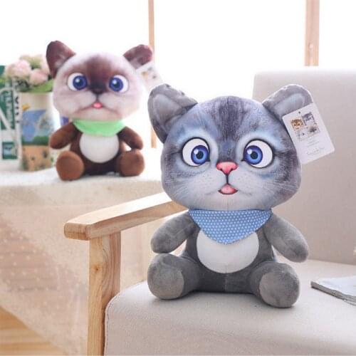 NEW Disney Animal Cartoon Dolls Cartoon Pillow Cushion Mini Cute Cat Plush Stuffed Toys Christmas Birthyday Gifts for kids