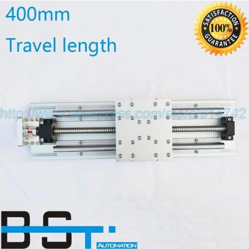New Arrival: 400mm Effective Stoke Linear CNC Axis ( SBR16 Rail support + 1605 Ballscrew ) for Built CNC # BSBK