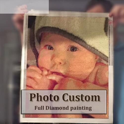 New Year 3D Diy Diamond Painting Personal Photo Custom Full Square Private Picture Embroidery Animal Cross Stitch