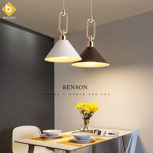 Nordic Aplomb Pendant Lights Modern Led Pendant Lamps White Hanglamp Aluminum luminaria for living room kitchen light fixtures