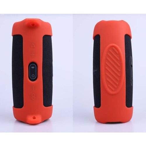Anti-fall Speaker Case Protective Cover Dust-proof Silicone Case Shell for -JBL Charge 5 Speaker Accessories W3JD