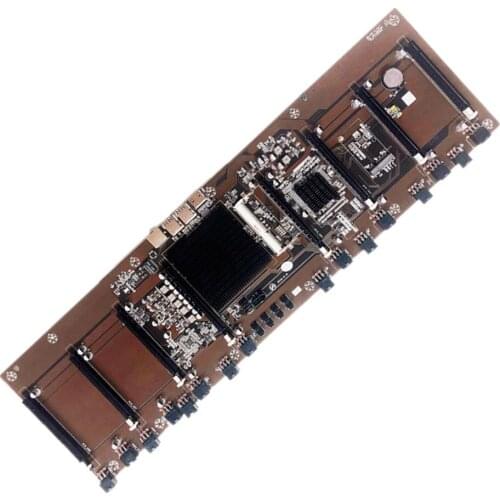 Direct Insertion HM65 BTC Mining Machine Motherboard CPU Set 8 Graphics Card Large Spacing Good Heat Dissipation
