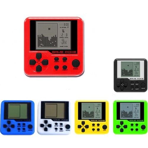Retro Children Tetriss Handheld Portable Game Console Puzzle Electronic Toys Mini Game Player for Kid Gifts